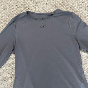 Nike Grey Performance Long Sleeve